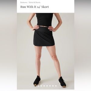 Athleta Run With It Skort
